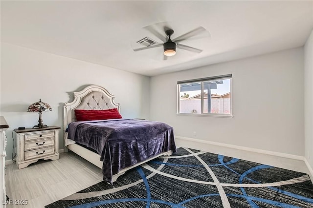 6309 Miraloma St, Las Vegas, NV 89108 - bedroom with baseboards and ceiling fan