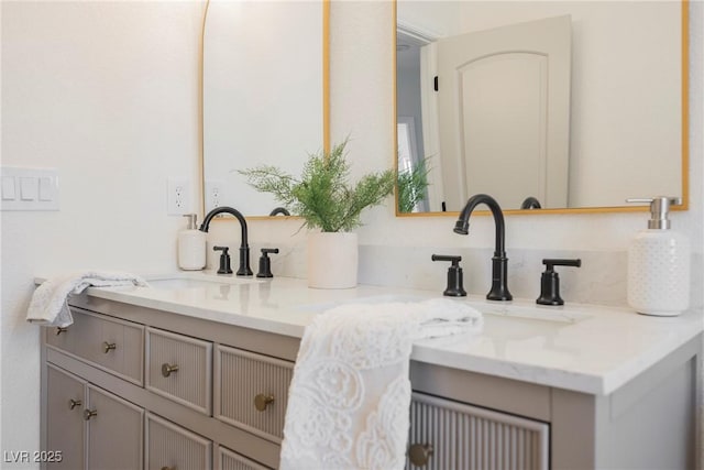8140 Bay Harbor Dr, Las Vegas, NV 89128 - bathroom featuring double vanity