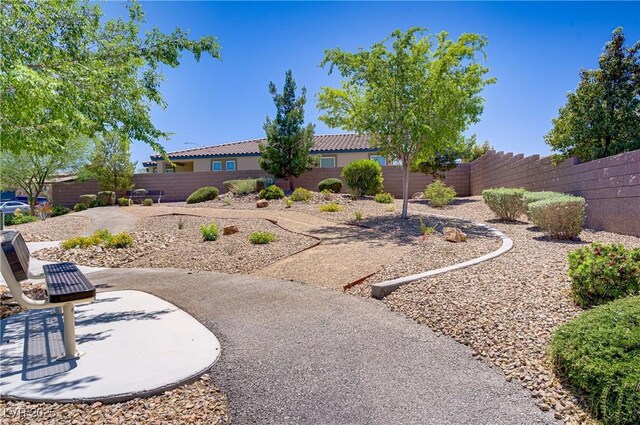 2169 Rio Rancho Pointe Pl, Henderson, NV 89002 - fenced backyard with a patio area