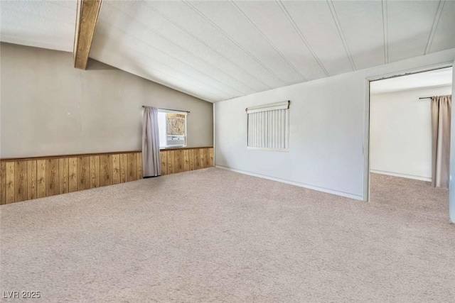 960 Third St, Pahrump, NV 89048 - carpeted empty room featuring wooden walls and wainscoting
