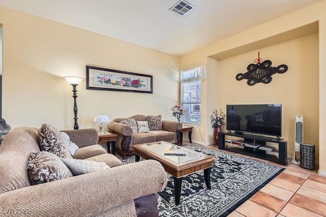 8777 Shady Peak Way, Las Vegas, NV 89123 - living room with light tile patterned floors and baseboards