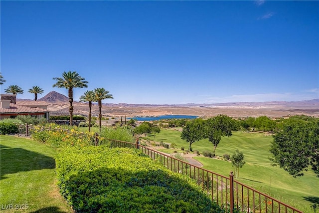 12 Strada Di Circolo -, Unit Henderson, NV 89011 - view of yard featuring a water and mountain view