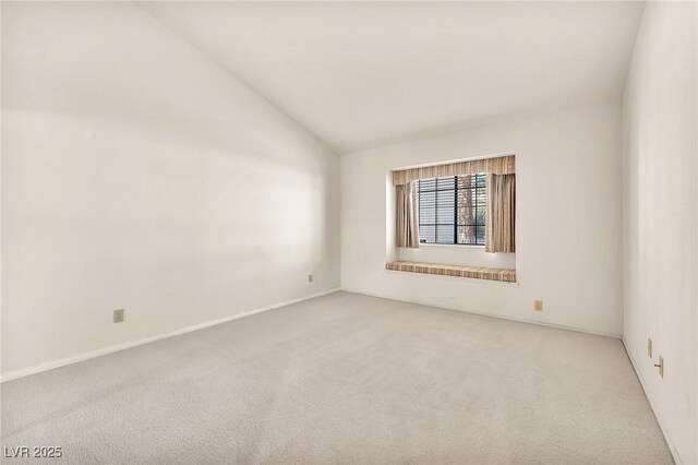 1951 Moyer Dr, Henderson, NV 89074 - carpeted empty room featuring vaulted ceiling