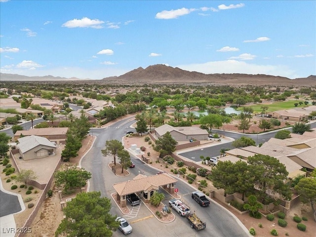 4062 Vulcan St, Las Vegas, NV 89122 - aerial view of residential area with a mountainous background