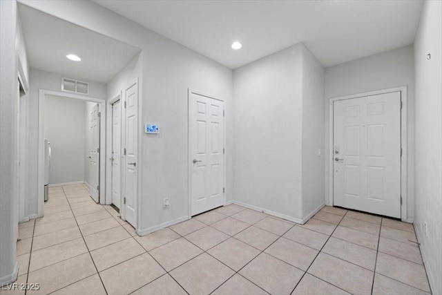 4062 Vulcan St, Las Vegas, NV 89122 - foyer entrance featuring light tile patterned floors and recessed lighting