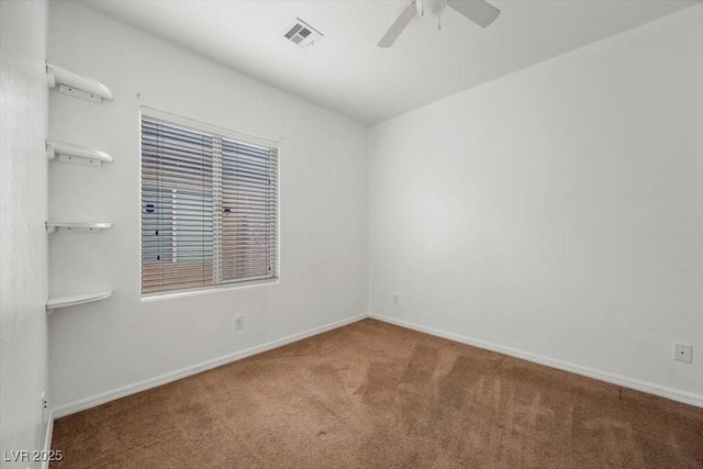 4062 Vulcan St, Las Vegas, NV 89122 - carpeted empty room with a ceiling fan and baseboards