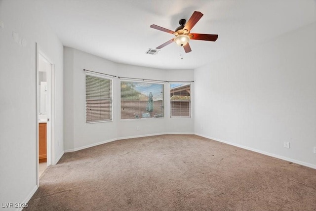 4062 Vulcan St, Las Vegas, NV 89122 - carpeted empty room with a ceiling fan and baseboards