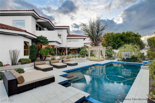 60 Innisbrook Ave, Las Vegas, NV 89113 - outdoor pool with a patio area