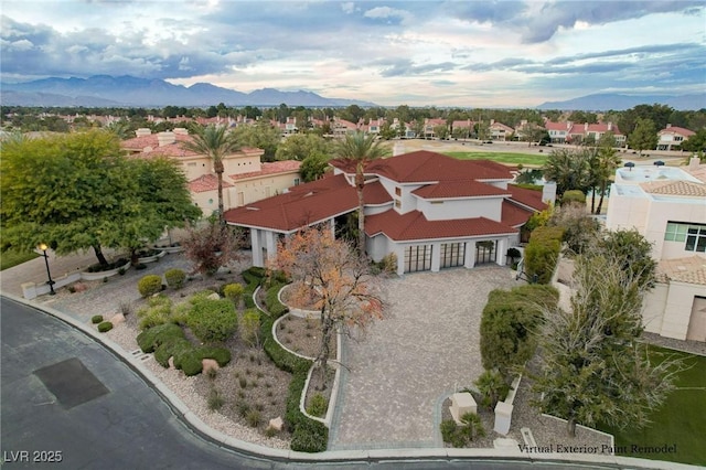 60 Innisbrook Ave, Las Vegas, NV 89113 - aerial view of residential area with a mountain backdrop
