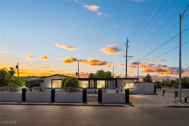 517 N 22nd St, Las Vegas, NV 89101 - ranch-style house featuring a gate and a fenced front yard
