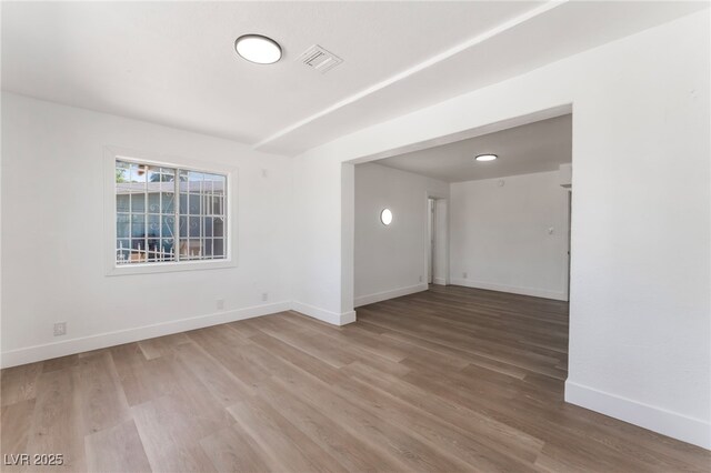 517 N 22nd St, Las Vegas, NV 89101 - unfurnished room featuring wood finished floors and baseboards
