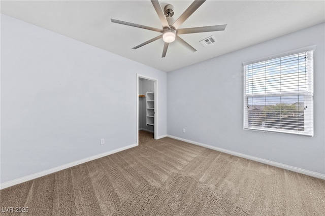 10373 Northern Hills Ave, Las Vegas, NV 89166 - carpeted empty room with a ceiling fan and baseboards