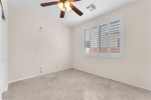 1155 Phillip Island St, Henderson, NV 89052 - spare room featuring a ceiling fan and baseboards