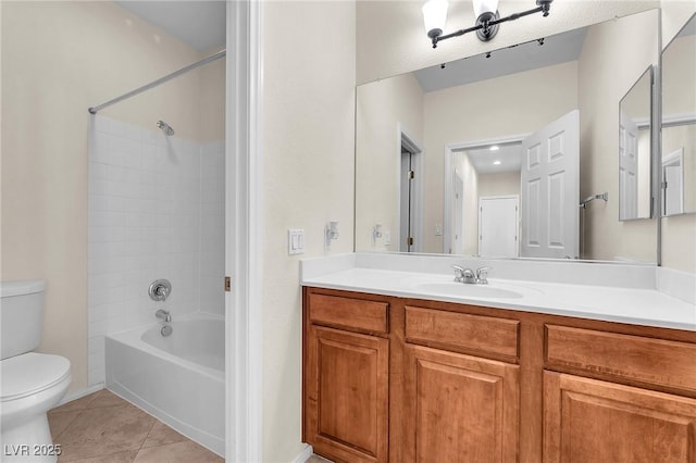 1155 Phillip Island St, Henderson, NV 89052 - bathroom featuring vanity, tile patterned flooring, and bathtub / shower combination