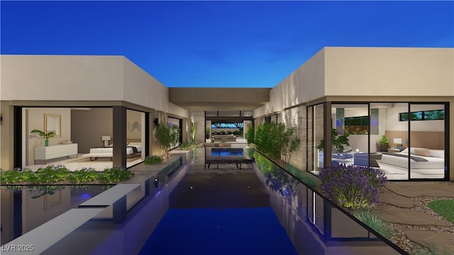7349 Olive Creek Ct, Las Vegas, NV 89117 - view of patio / terrace featuring outdoor lounge area