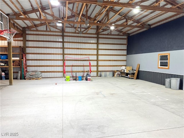 250 E Madison Ave, Ely, NV 89301 - garage featuring wainscoting and metal wall