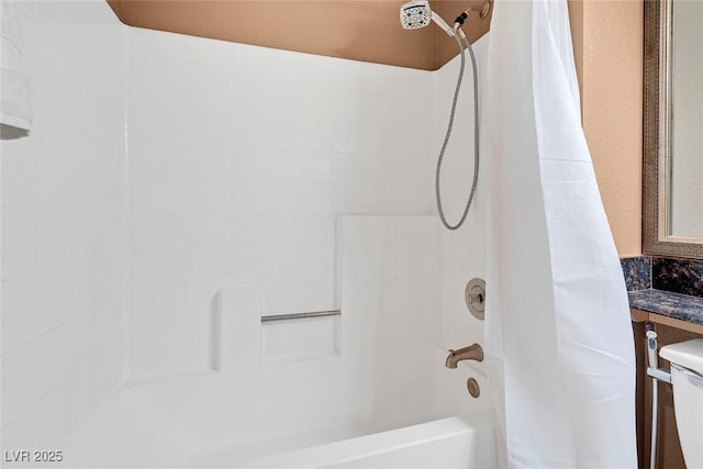 270 E Flamingo Rd Unit 131, Las Vegas, NV 89169 - full bathroom featuring shower / bathtub combination with curtain