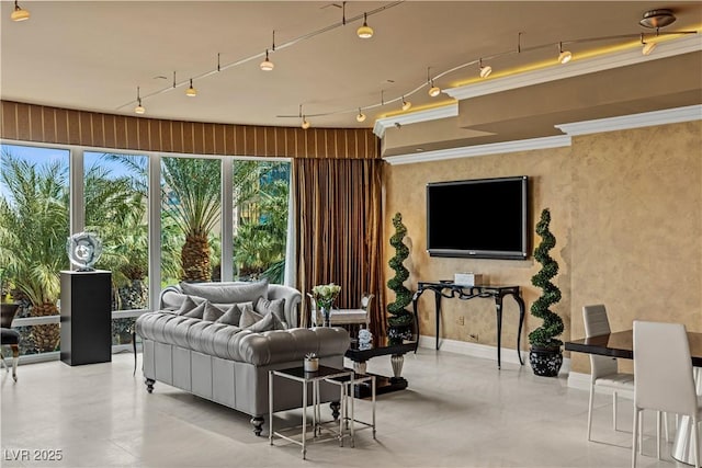 1 Hughes Center Dr Unit 308, Las Vegas, NV 89169 - living room with baseboards