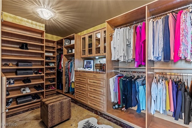 1 Hughes Center Dr Unit 308, Las Vegas, NV 89169 - walk in closet with inlaid floor details