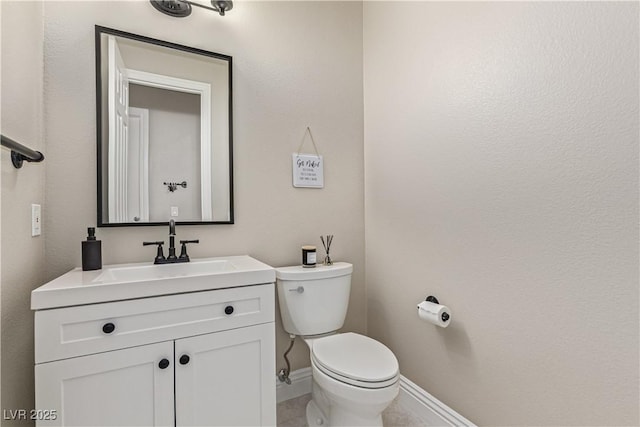 5576 Buena Martina Way, Las Vegas, NV 89141 - bathroom with baseboards, vanity, and toilet