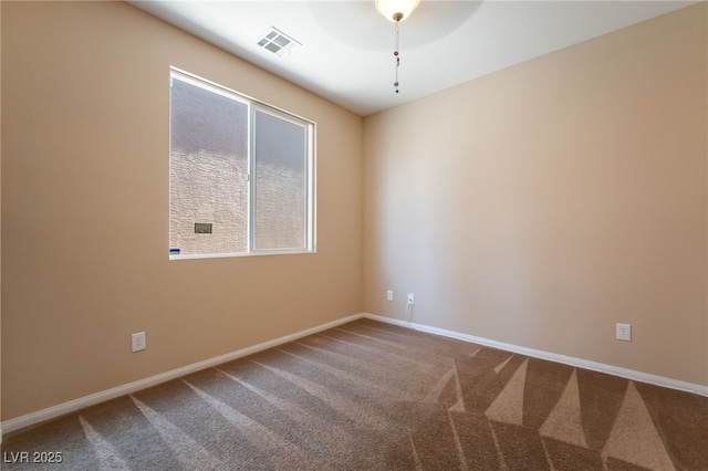 11238 Meadow Cove St, Las Vegas, NV 89179 - empty room featuring carpet flooring, baseboards, and a ceiling fan