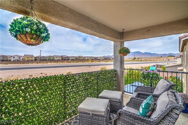 10031 Fletcher Peak Ave, Las Vegas, NV 89178 - balcony with a mountain view