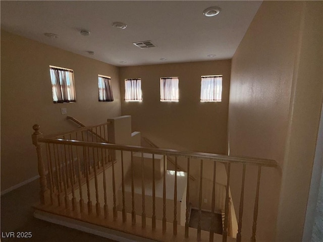 8708 Gateway Glen Dr, Las Vegas, NV 89178 - staircase with healthy amount of natural light and baseboards