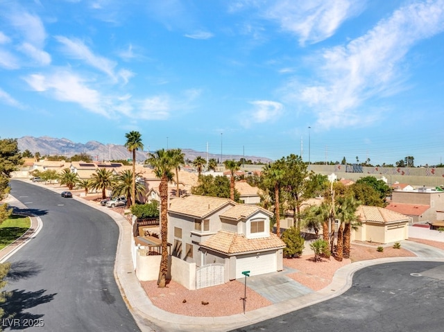 125 Firecreek Cir, Las Vegas, NV 89107 - aerial perspective of suburban area with a mountain backdrop