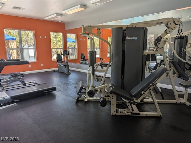 6650 W Warm Springs Rd Unit 2159, Las Vegas, NV 89118 - exercise room with baseboards
