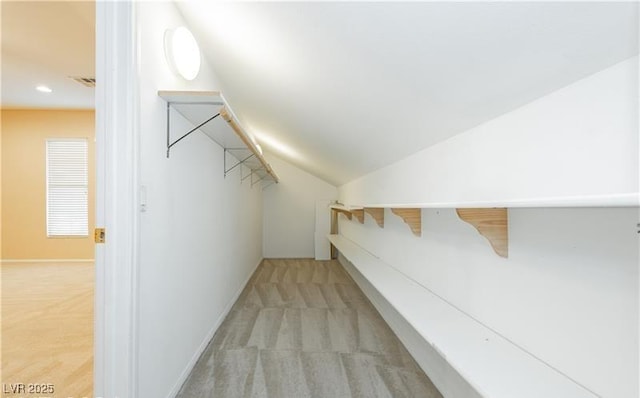 11204 Newbury Hills Ave, Las Vegas, NV 89138 - spacious closet with light carpet and vaulted ceiling