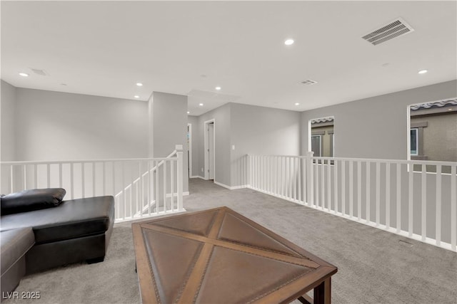 872 Pointe Arbor St, Henderson, NV 89011 - carpeted living area with recessed lighting