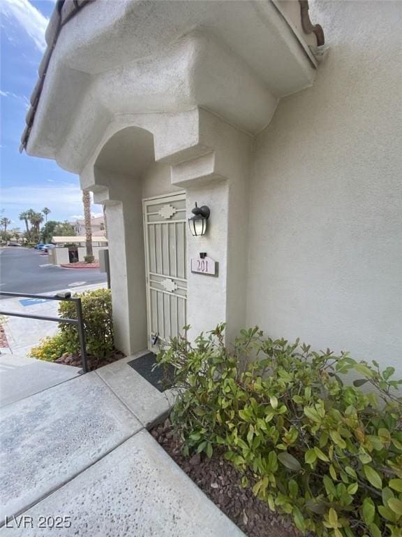 1511 Cardinal Peak Ln Unit 201, Las Vegas, NV 89144 - property entrance with stucco siding