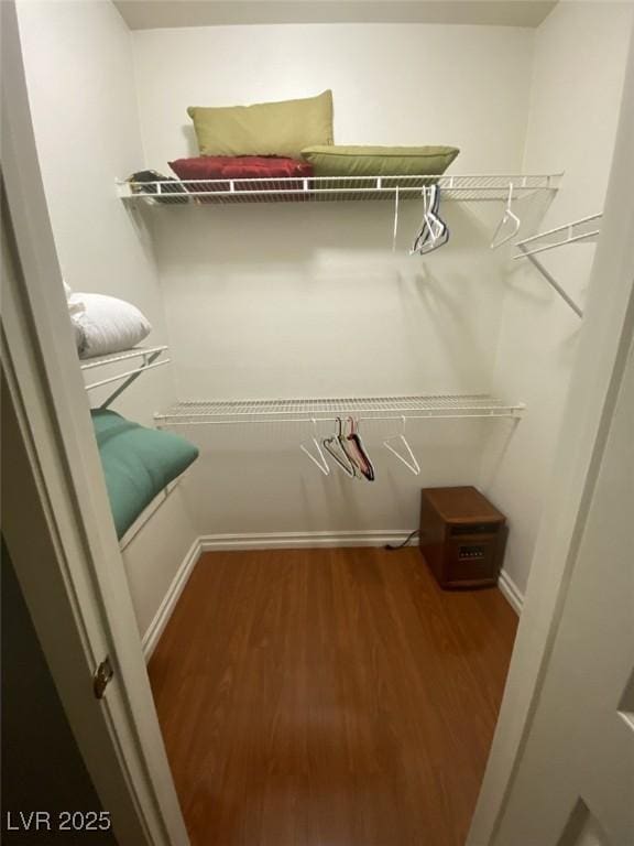 1511 Cardinal Peak Ln Unit 201, Las Vegas, NV 89144 - spacious closet with wood finished floors