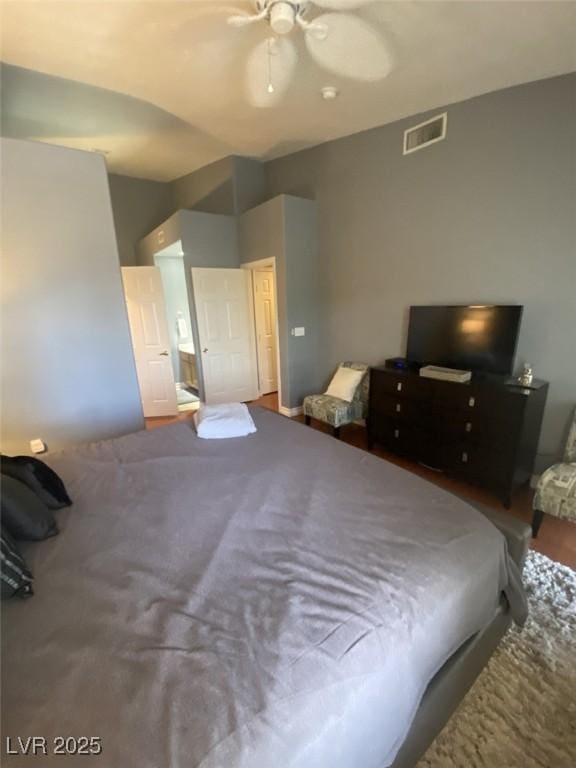 1511 Cardinal Peak Ln Unit 201, Las Vegas, NV 89144 - bedroom with ceiling fan