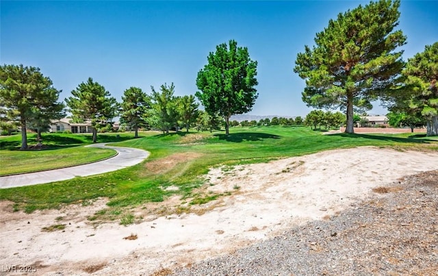 5235 E Ln Campana Dr, Pahrump, NV 89061 - view of property's community featuring a yard and view of golf course