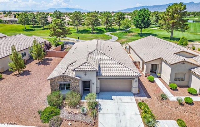 5235 E Ln Campana Dr, Pahrump, NV 89061 - view of subject property with a mountainous background and a local golf course