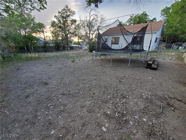18 Third St, Mcgill, NV 89318 - view of yard with a trampoline