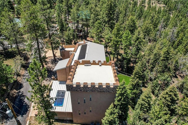 4162 Matterhorn Way, Las Vegas, NV 89124 - aerial view of property and surrounding area with a forest