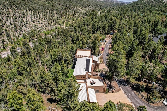4162 Matterhorn Way, Las Vegas, NV 89124 - aerial view of a heavily wooded area