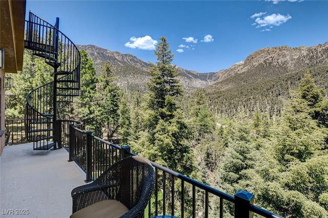 4162 Matterhorn Way, Las Vegas, NV 89124 - view of mountain backdrop with a heavily wooded area