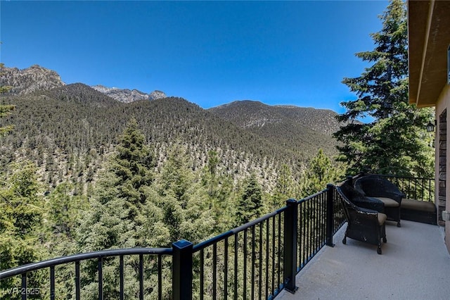 4162 Matterhorn Way, Las Vegas, NV 89124 - view of mountain backdrop featuring a heavily wooded area