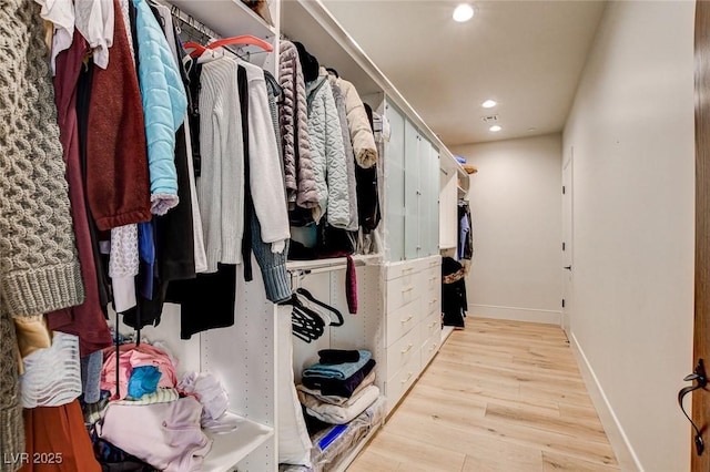4162 Matterhorn Way, Las Vegas, NV 89124 - walk in closet with wood finished floors