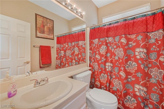 7821 Red Leaf Dr, Las Vegas, NV 89131 - full bathroom featuring vanity and a shower with curtain