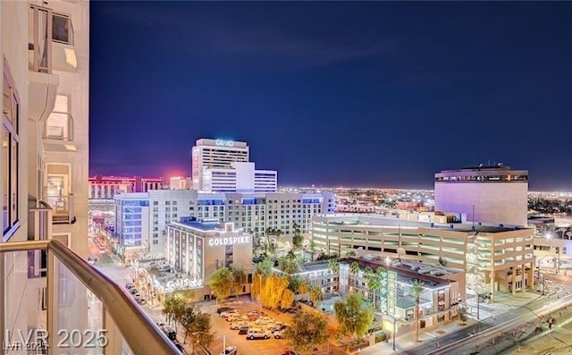 150 Las Vegas Blvd Unit 2115, Las Vegas, NV 89101 - balcony at night featuring a view of city lights