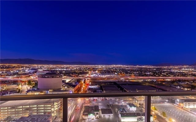 150 Las Vegas Blvd Unit 2115, Las Vegas, NV 89101 - city view featuring a mountainous background and a view of city lights