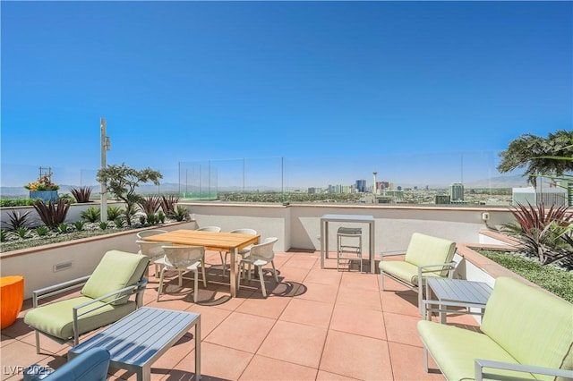 150 Las Vegas Blvd Unit 2115, Las Vegas, NV 89101 - view of patio / terrace with outdoor dining area