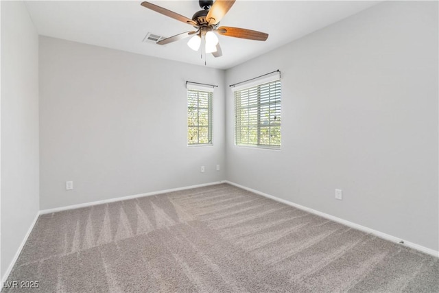 7345 Chesapeake Cove St, Las Vegas, NV 89166 - carpeted empty room with ceiling fan and baseboards