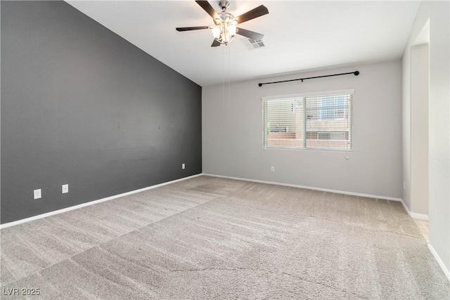 7345 Chesapeake Cove St, Las Vegas, NV 89166 - carpeted empty room with a ceiling fan and baseboards