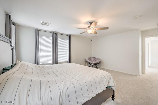 5232 Pendergrass St, North Las Vegas, NV 89081 - carpeted bedroom featuring ceiling fan