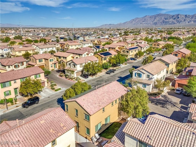 5232 Pendergrass St, North Las Vegas, NV 89081 - aerial perspective of suburban area featuring mountains